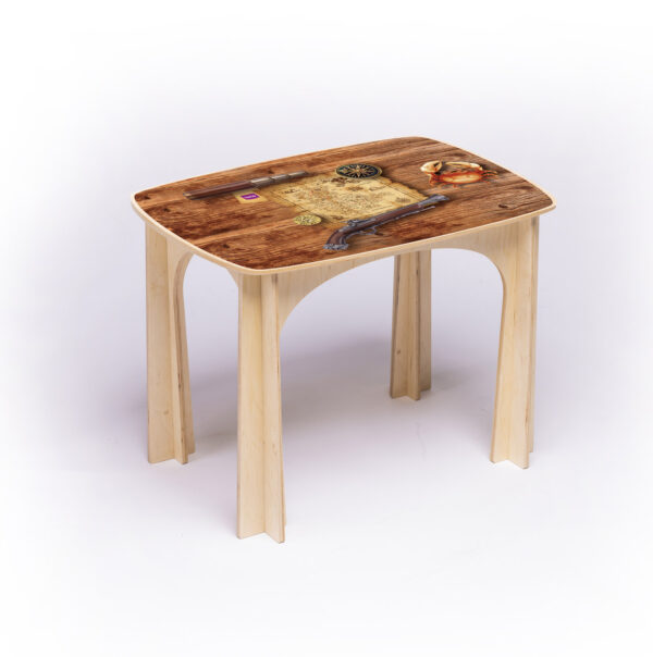 TUCO printed wooden table for children